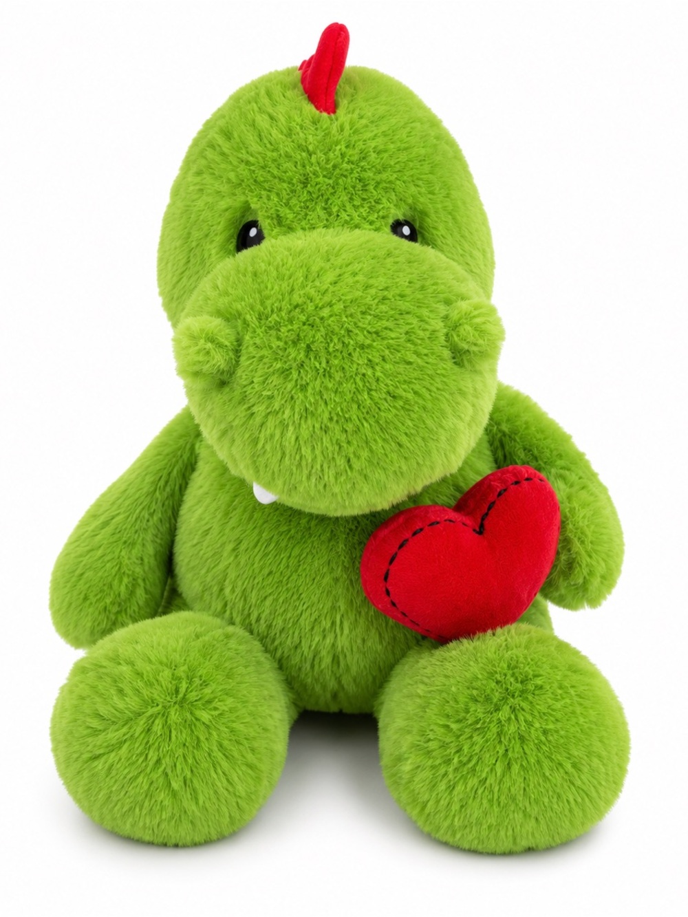 MTY International Dinosaur Plush 10” Green Dino Stuffed Animal Sitting Toy Soft